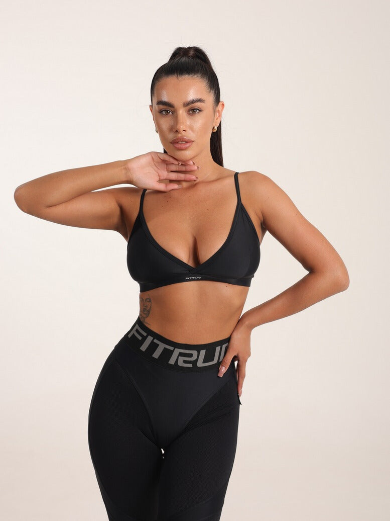 Sports Top FITRUN Top Mini "Total Black"