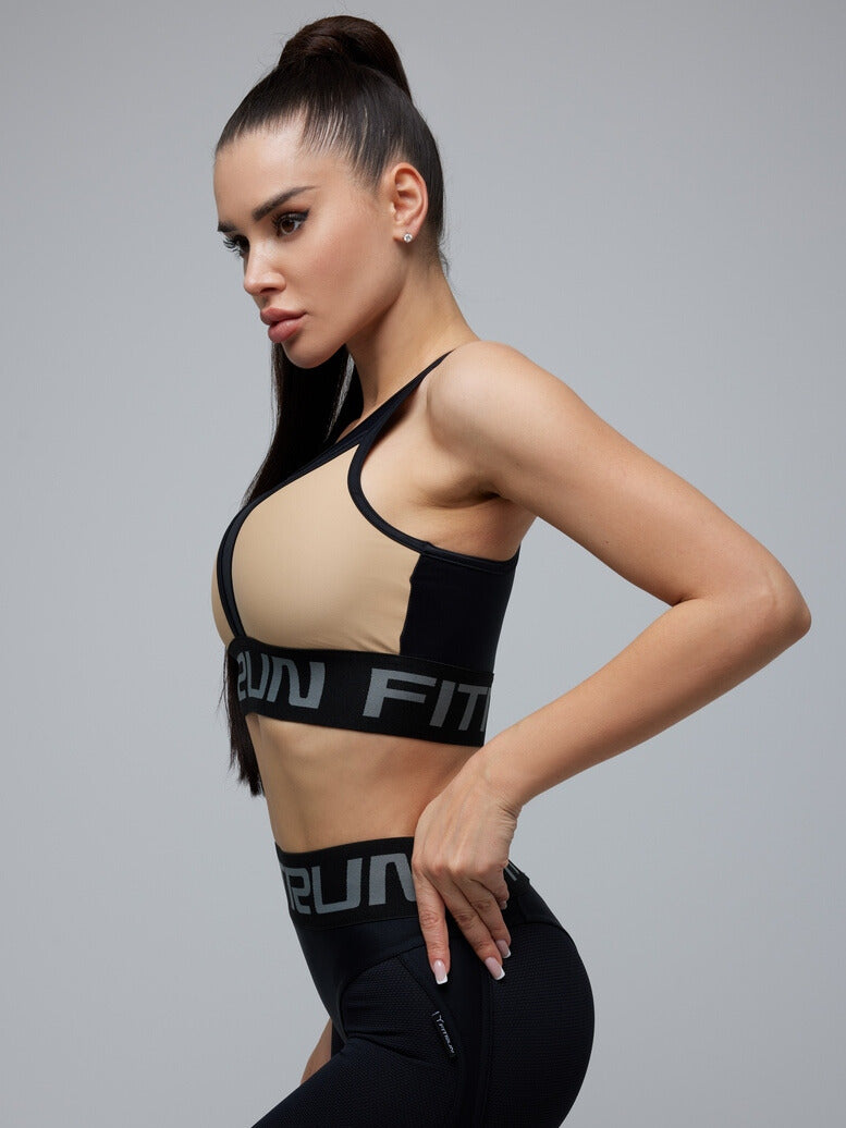 Sports Top FITRUN Top "Nude"