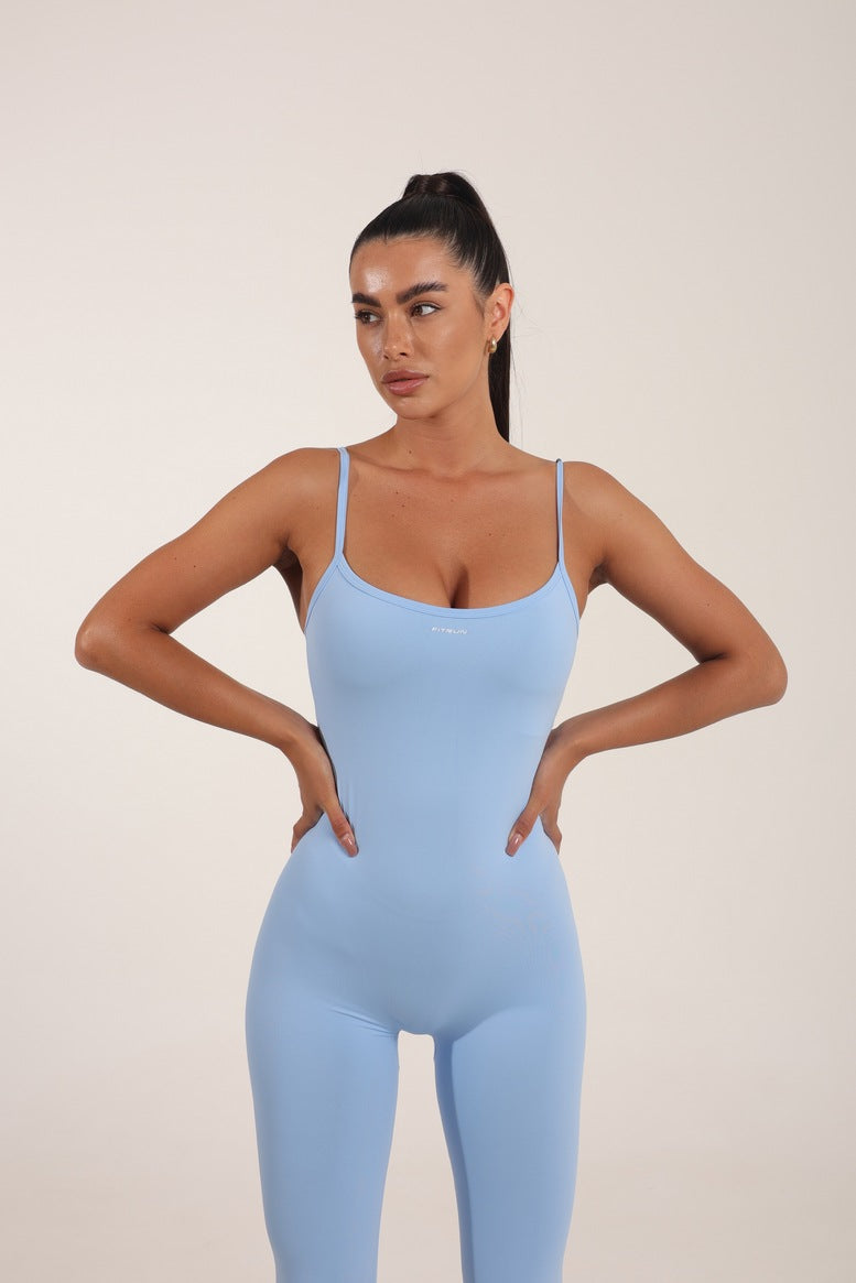 Комбінезон FITRUN Jumpsuit SKIN Base MEDIUM "Sky VE"