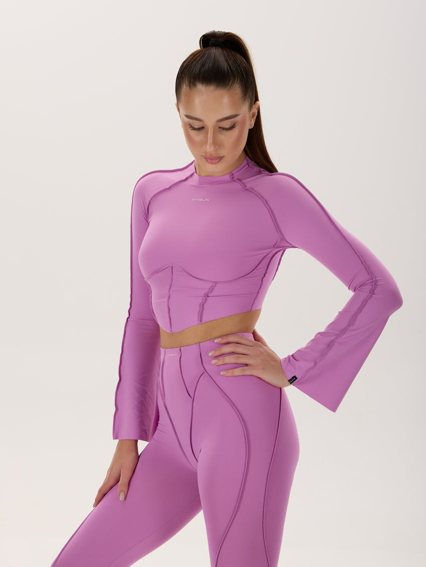 FITRUN Long Sleeve-Corset DISCO Versa "Fuchsia VE"