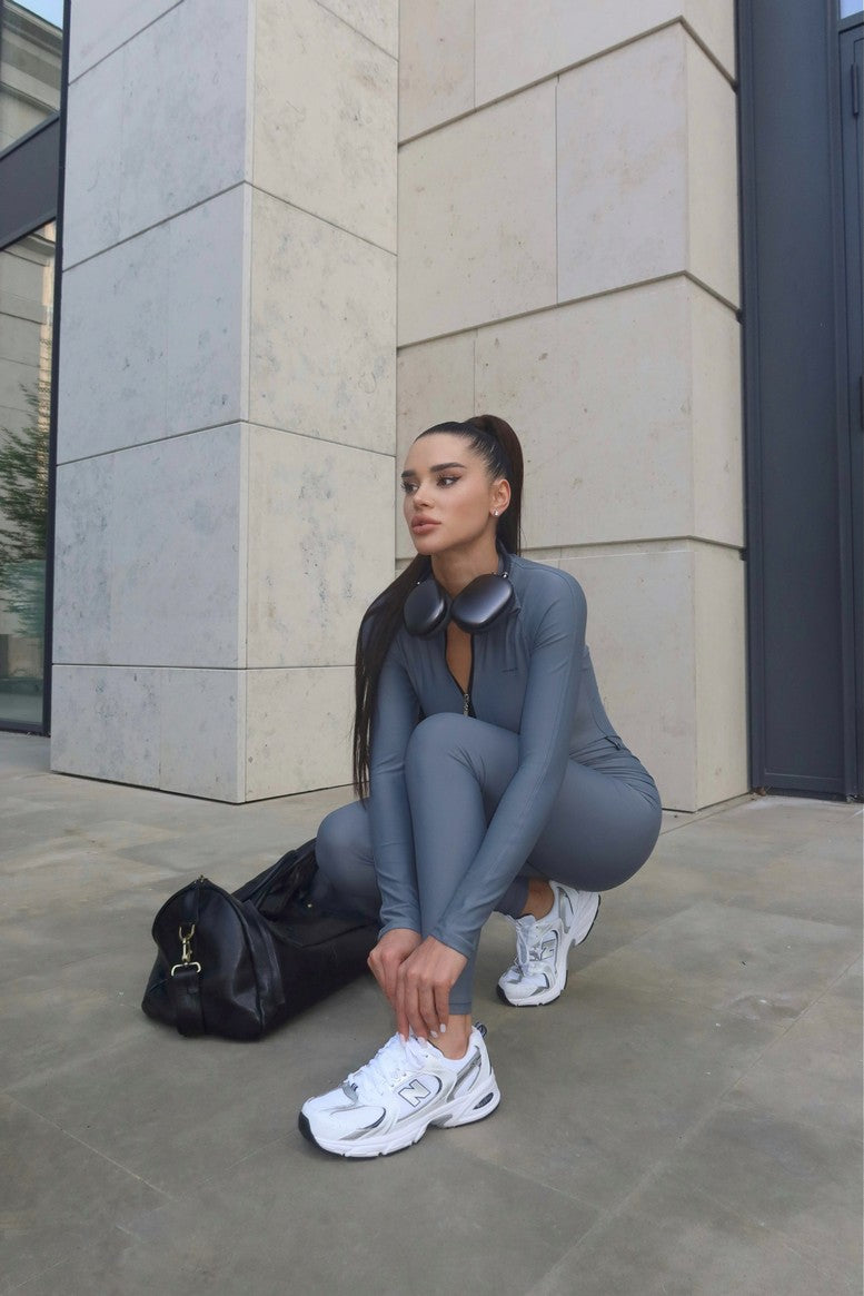 Комбінезон FITRUN Jumpsuit Base Long "Total Silver"