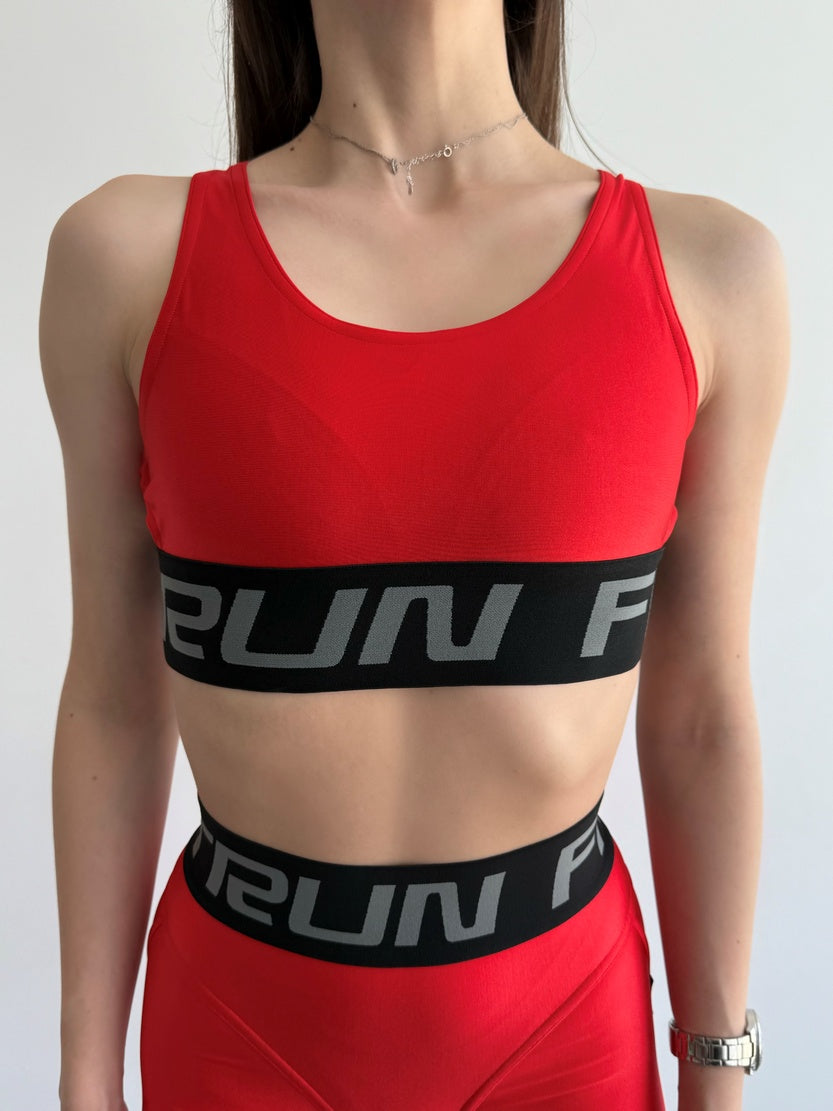 Спортивний Топ FITRUN Top X "Shine Bordo"
