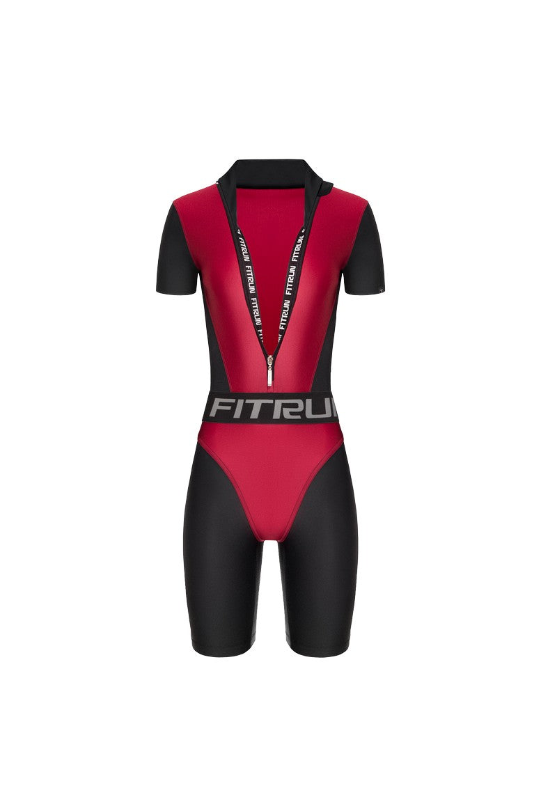 Комбінезон FITRUN Jumpsuit Super Nuts Short "Wine Blaze"