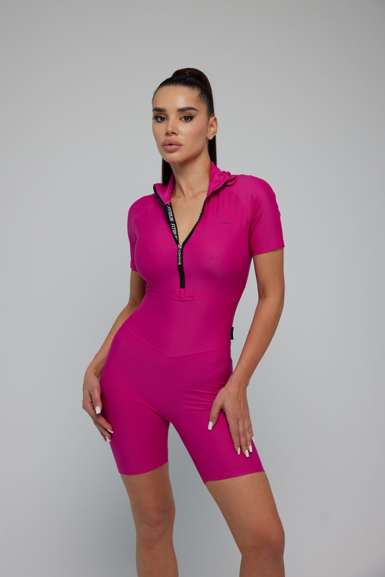 Jumpsuit FITRUN Jumpsuit Base Short "Total Rose"