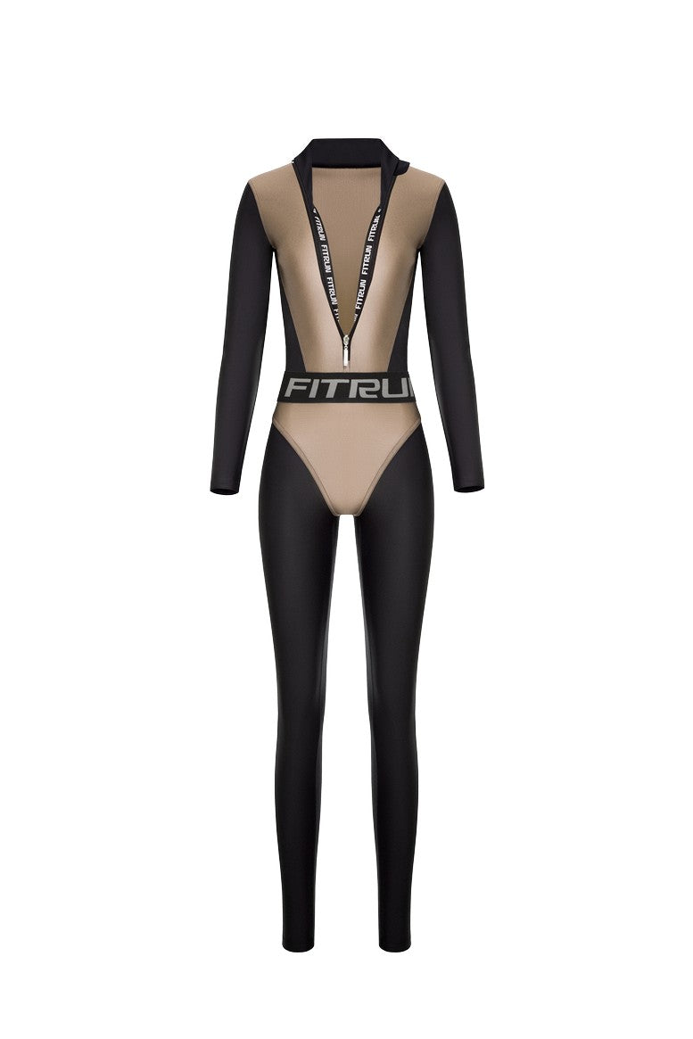 Jumpsuit FITRUN Jumpsuit Super Nuts Long "Beige Blaze"