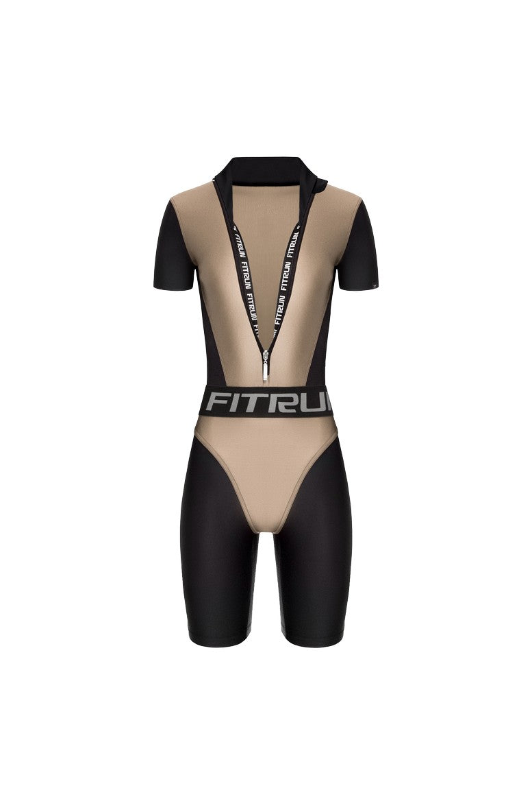 Комбінезон FITRUN Jumpsuit Super Nuts Short "Beige Blaze"