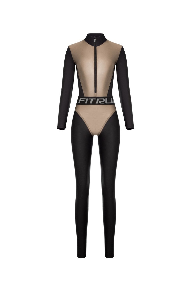 Jumpsuit FITRUN Jumpsuit Super Nuts Long "Beige Blaze"