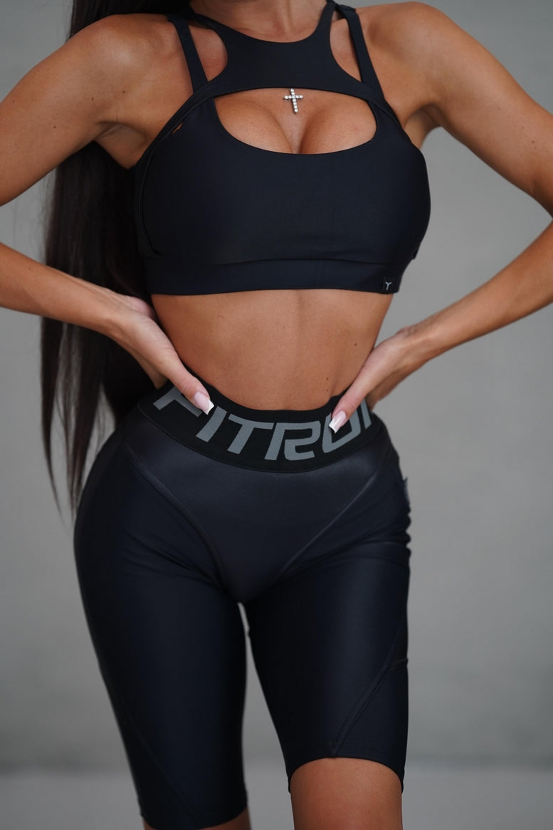 Велосипедки FITRUN Cycling NICE Push-Up "Black Blaze"