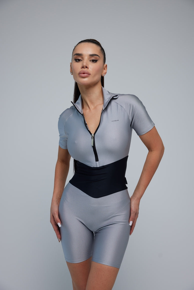 Jumpsuit FITRUN Jumpsuit Base Short "Shine Silver"