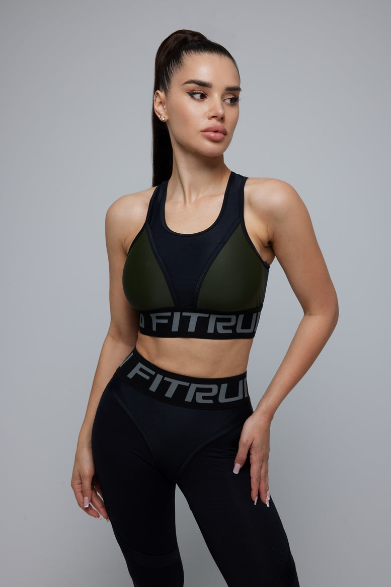 Sports Top FITRUN Top "Khaki"