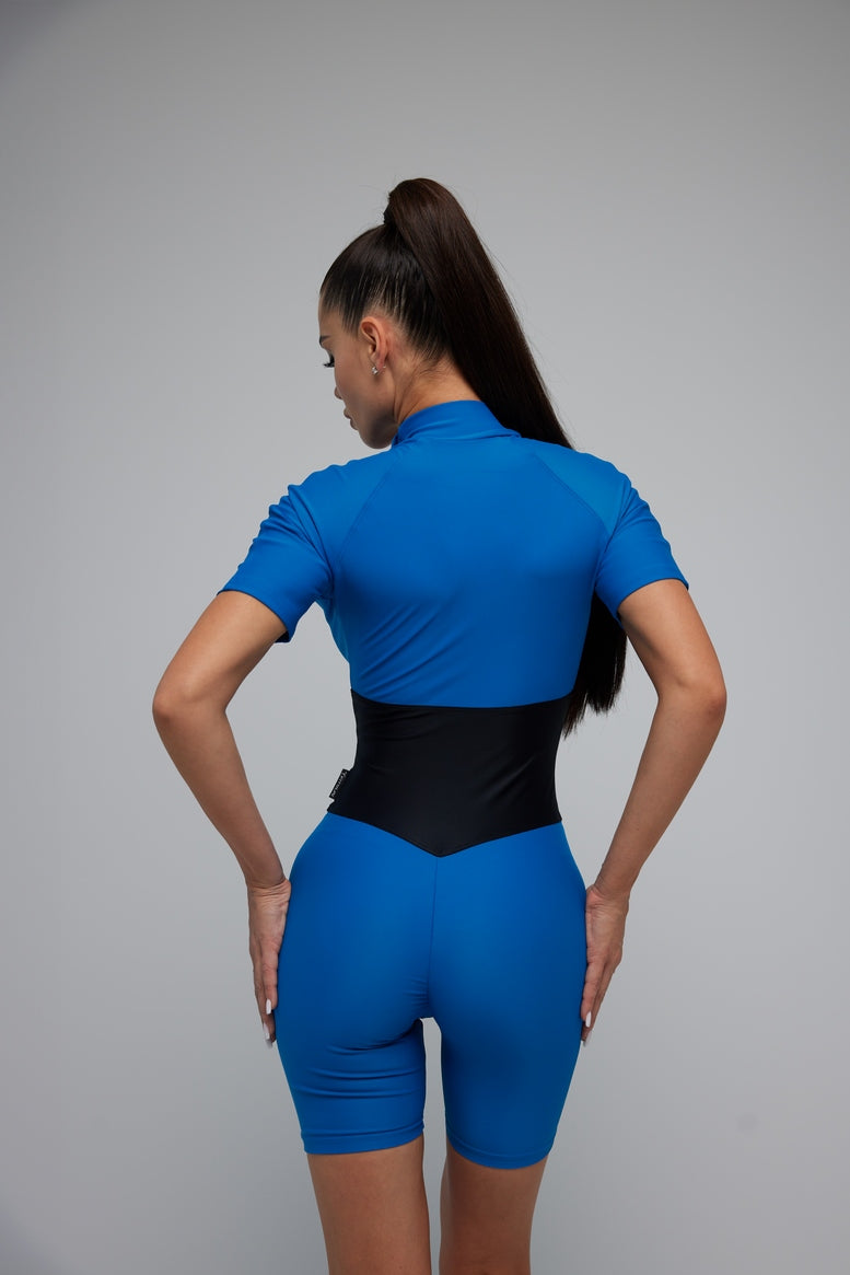 Jumpsuit FITRUN Jumpsuit Base Short "Blue"