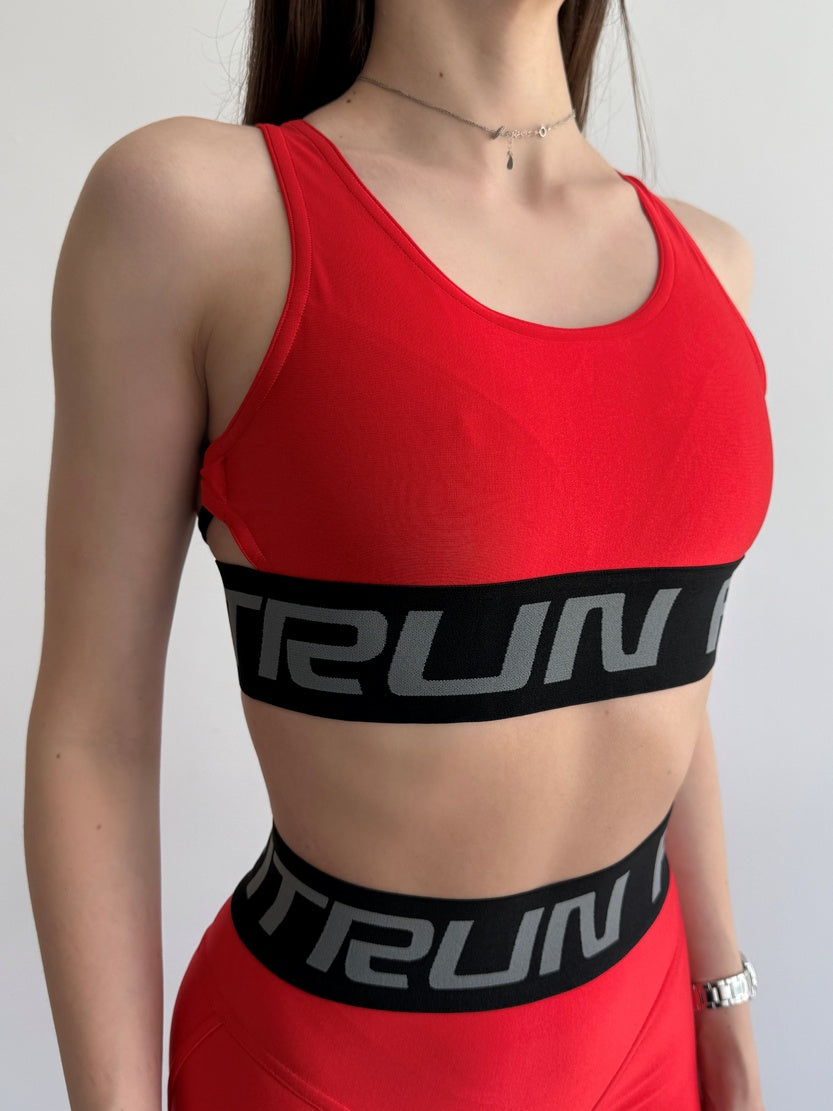 Спортивний Топ FITRUN Top X "Shine Bordo"