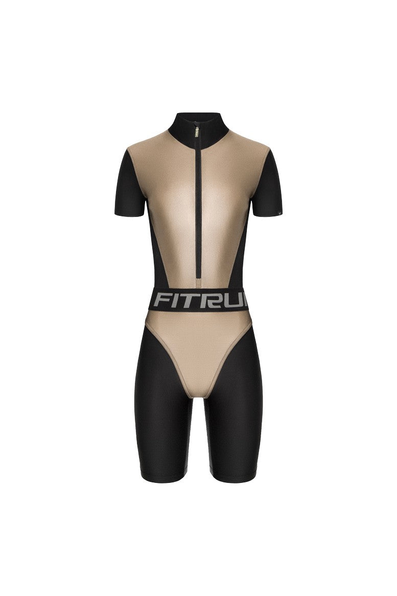 Комбінезон FITRUN Jumpsuit Super Nuts Short "Beige Blaze"
