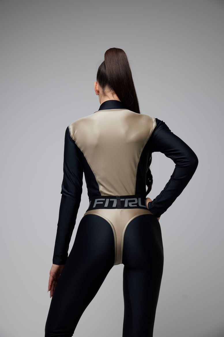 Jumpsuit FITRUN Jumpsuit Super Nuts Long "Beige Blaze"