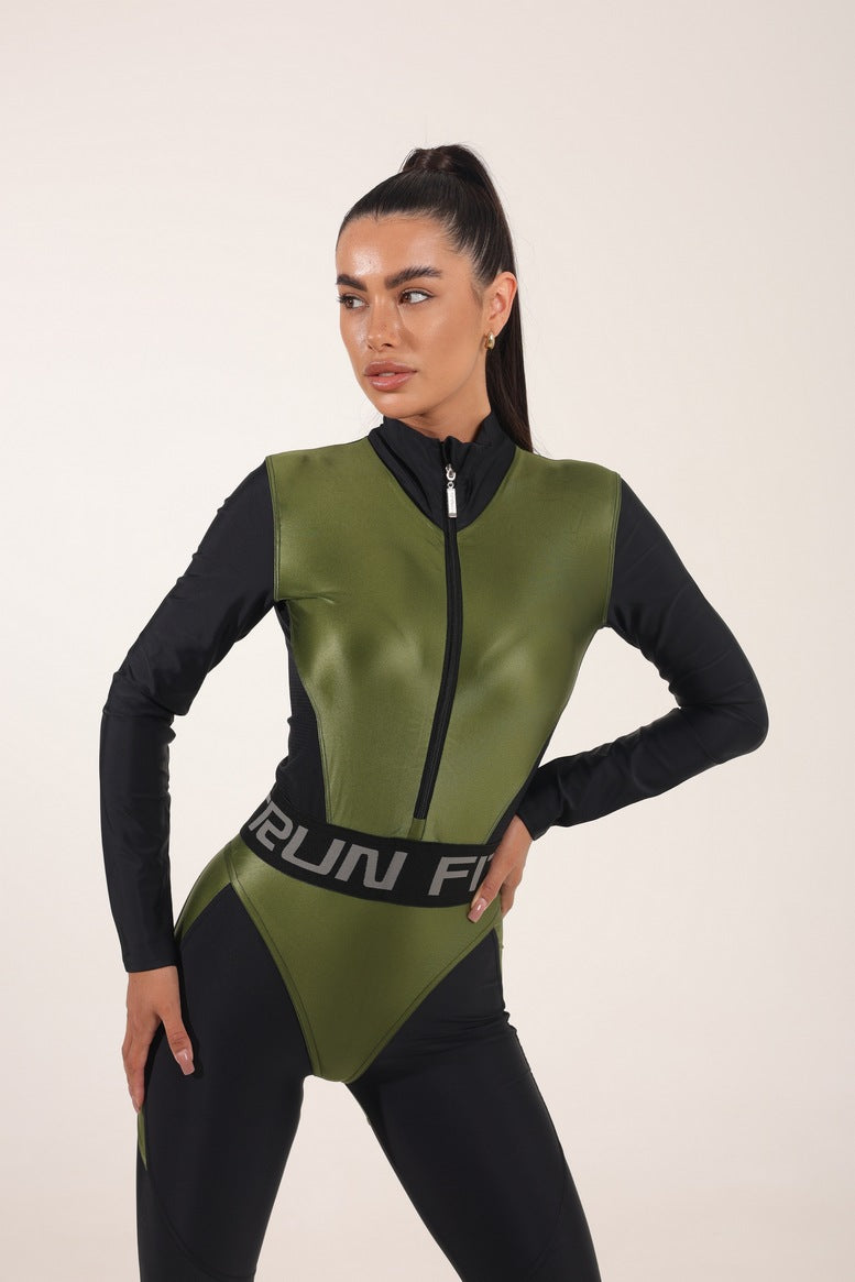 Комбінезон FITRUN Jumpsuit Super Nuts NICE Long "Olive Blaze"