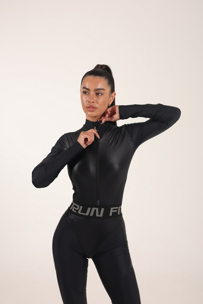 Комбінезон FITRUN Jumpsuit Super Nuts NICE Long "Black Blaze"
