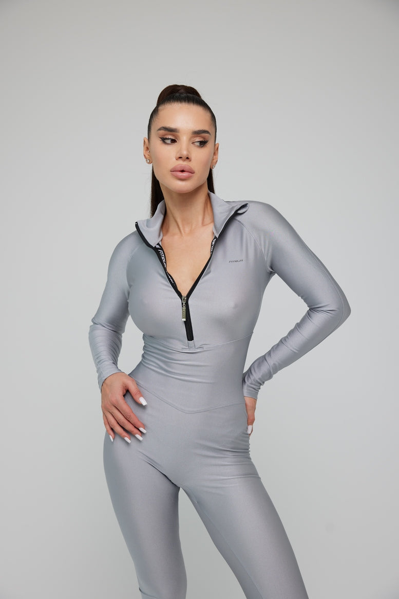 Комбінезон FITRUN Jumpsuit Base Long "Total Shine Silver"