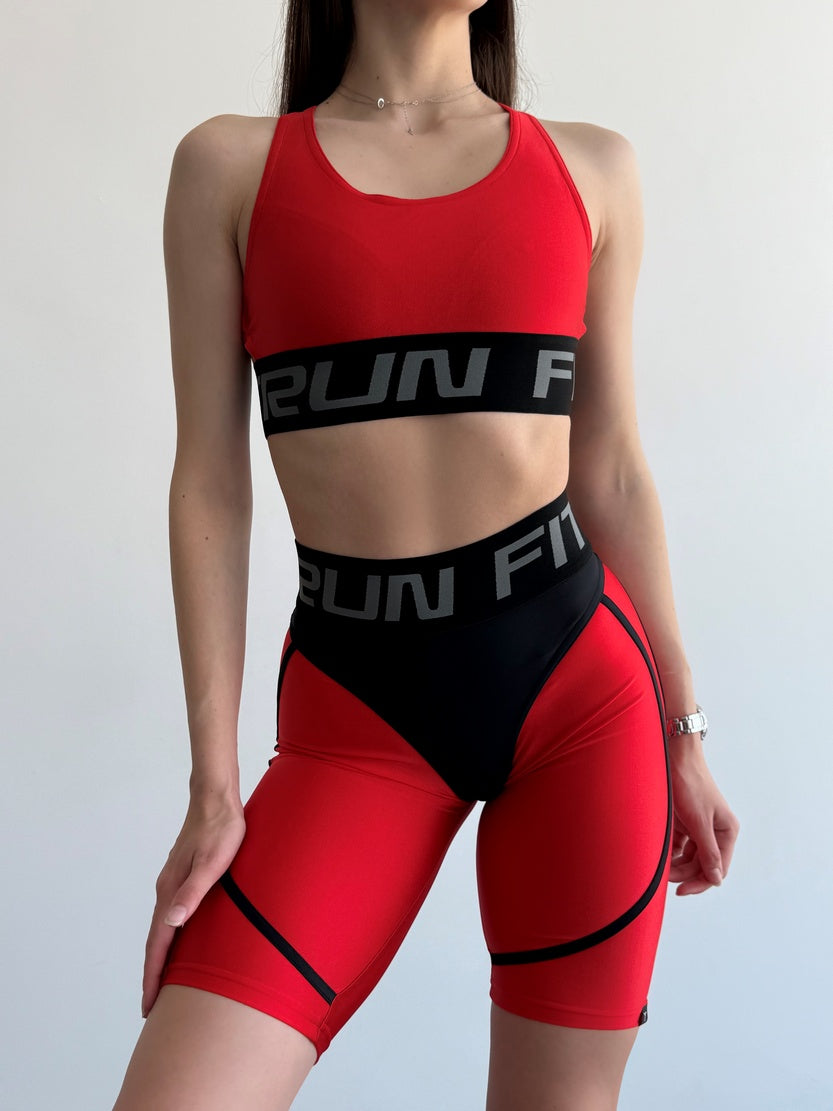 Велосипедки FITRUN Cycling Super Nuts "Shine Bordo"
