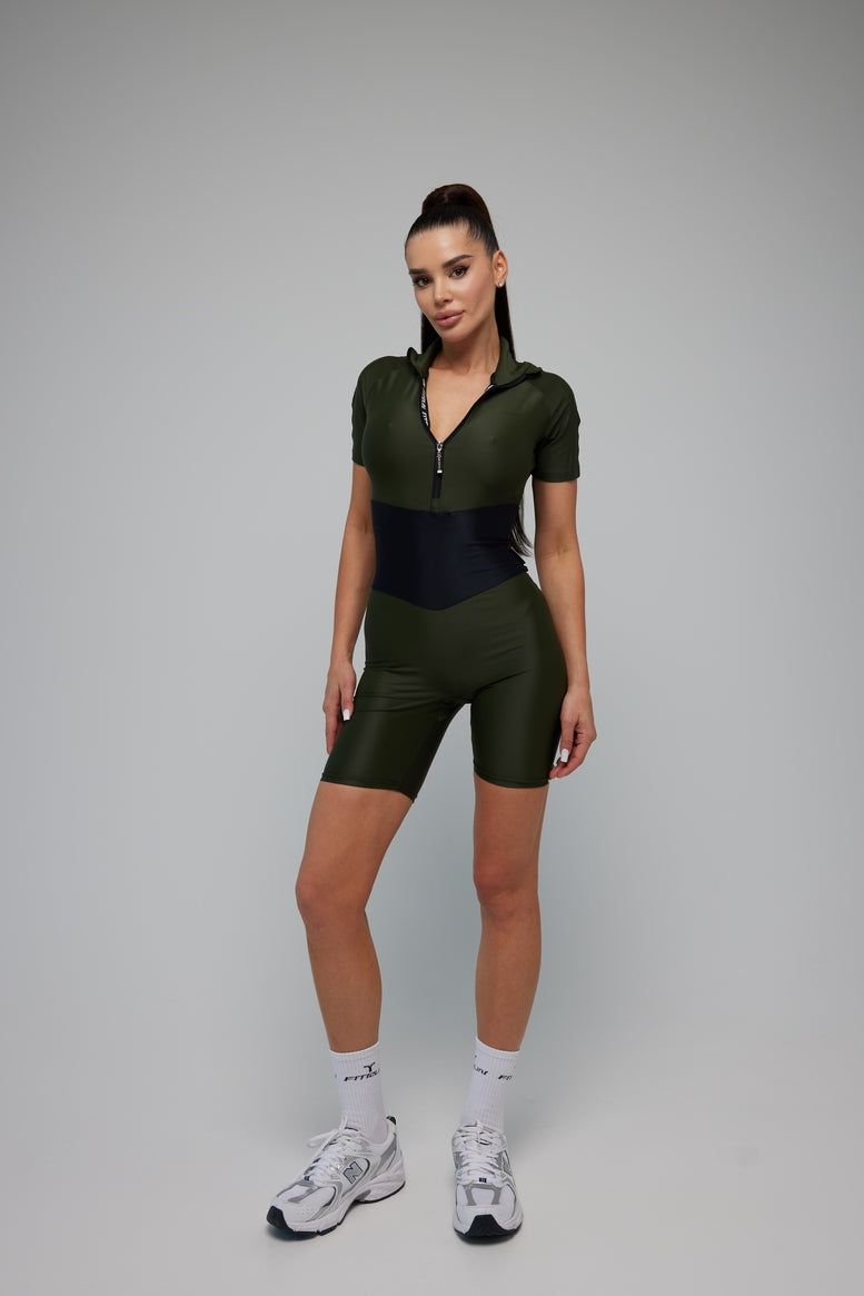 Jumpsuit FITRUN Jumpsuit Base Short "Khaki"