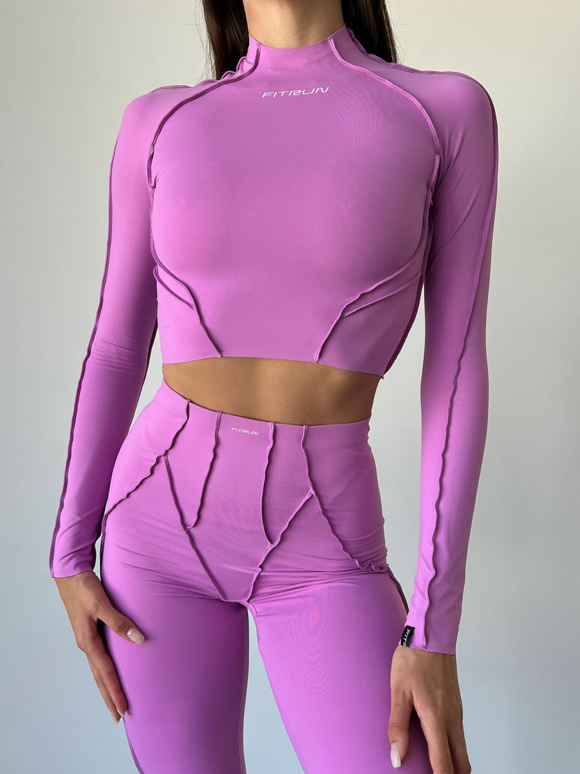 Укорочений рашгард FITRUN Rashguard Versa "Fuchsia VE"