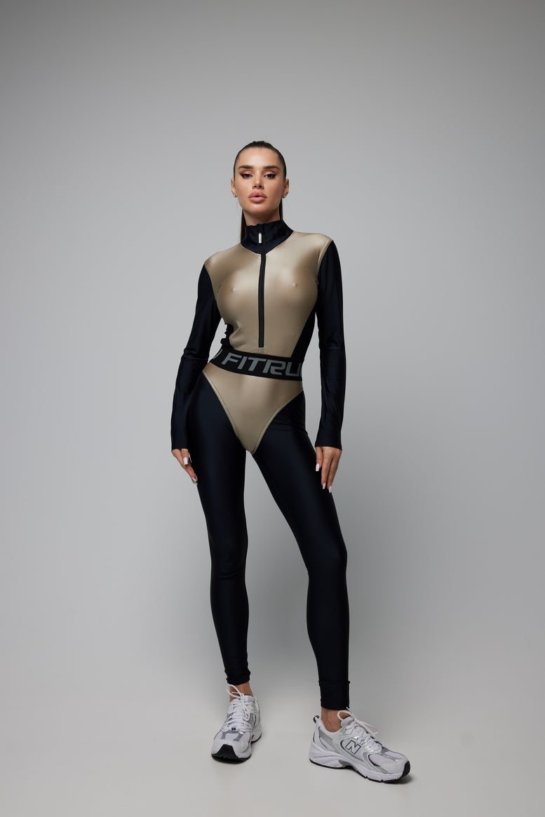 Jumpsuit FITRUN Jumpsuit Super Nuts Long "Beige Blaze"