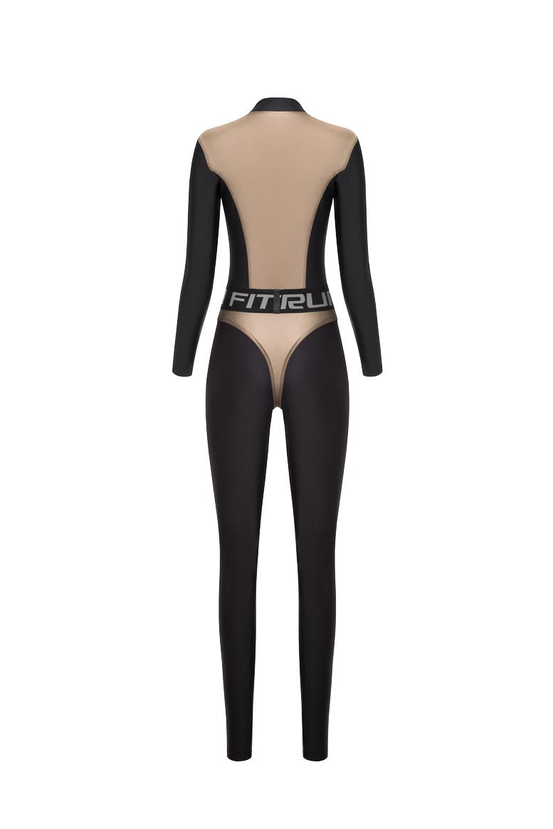 Jumpsuit FITRUN Jumpsuit Super Nuts Long "Beige Blaze"