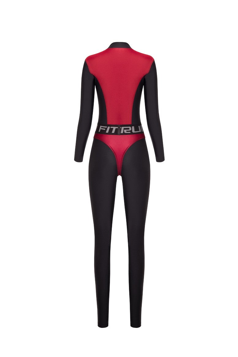 Jumpsuit FITRUN Jumpsuit Super Nuts Long "Wine Blaze"