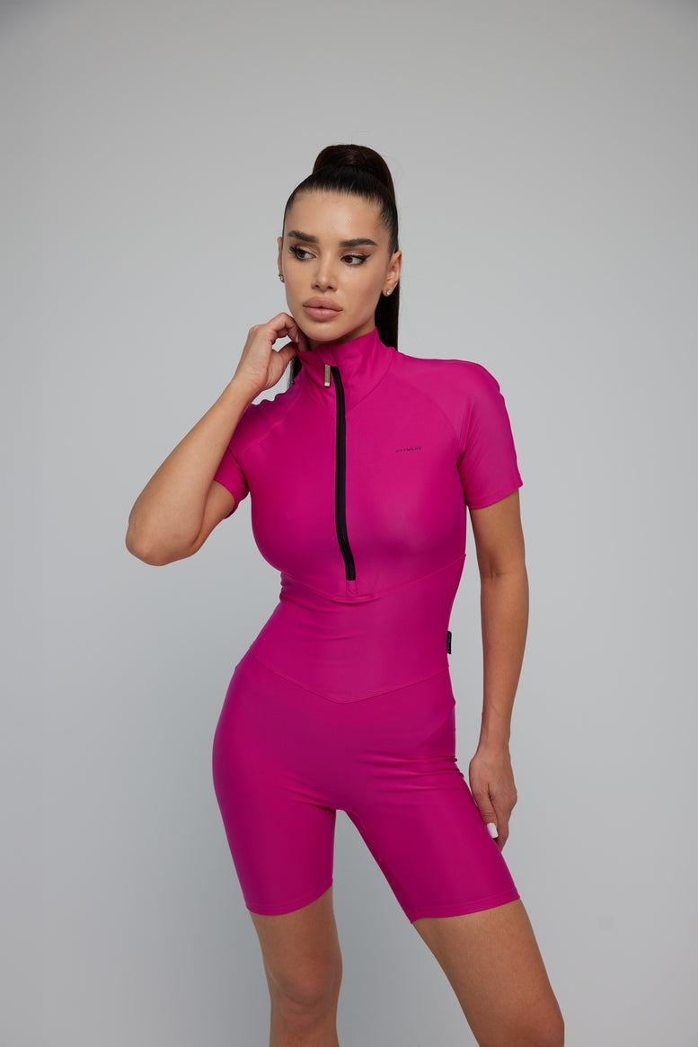 Jumpsuit FITRUN Jumpsuit Base Short "Total Rose"
