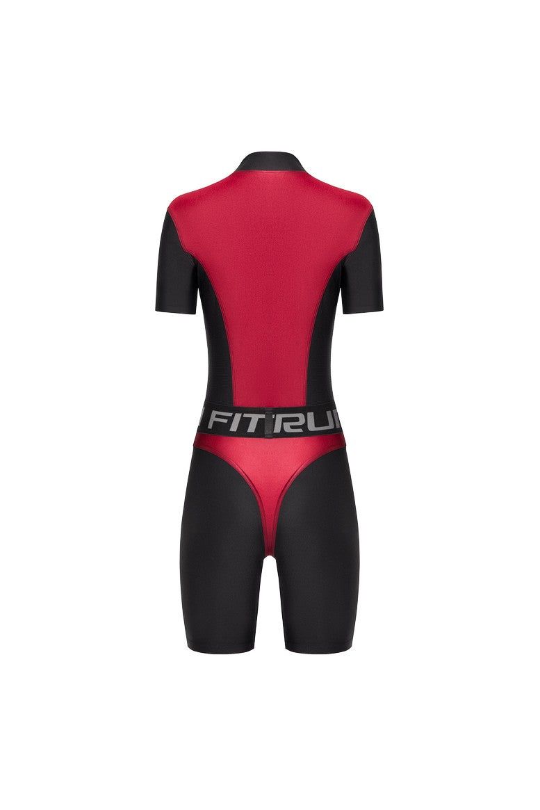 Комбінезон FITRUN Jumpsuit Super Nuts Short "Wine Blaze"