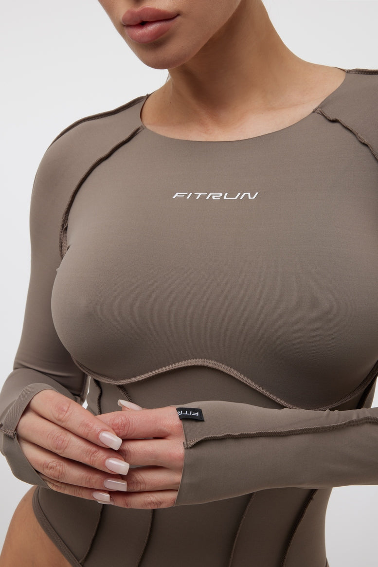 Bodysuit FitRun Body Versa "Sand VE"