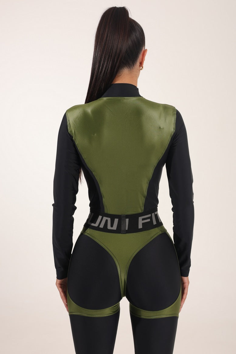 Комбінезон FITRUN Jumpsuit Super Nuts NICE Long "Olive Blaze"