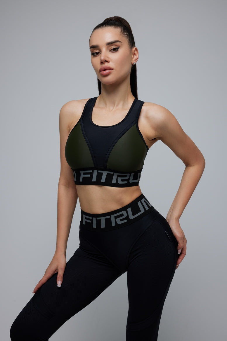 Sports Top FITRUN Top "Khaki"