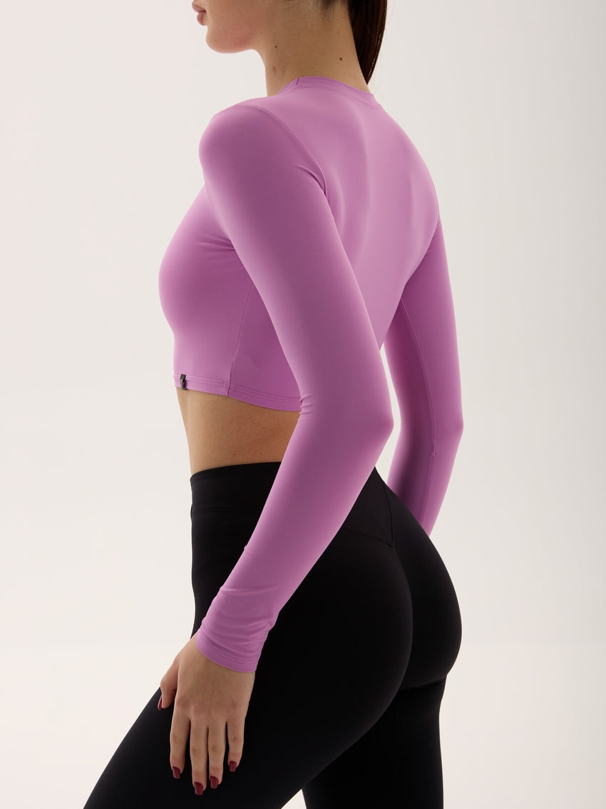 FITRUN Long Sleeve SKIN BASE "Fuchsia VE"