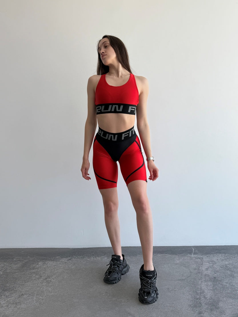 Велосипедки FITRUN Cycling Super Nuts "Shine Bordo"