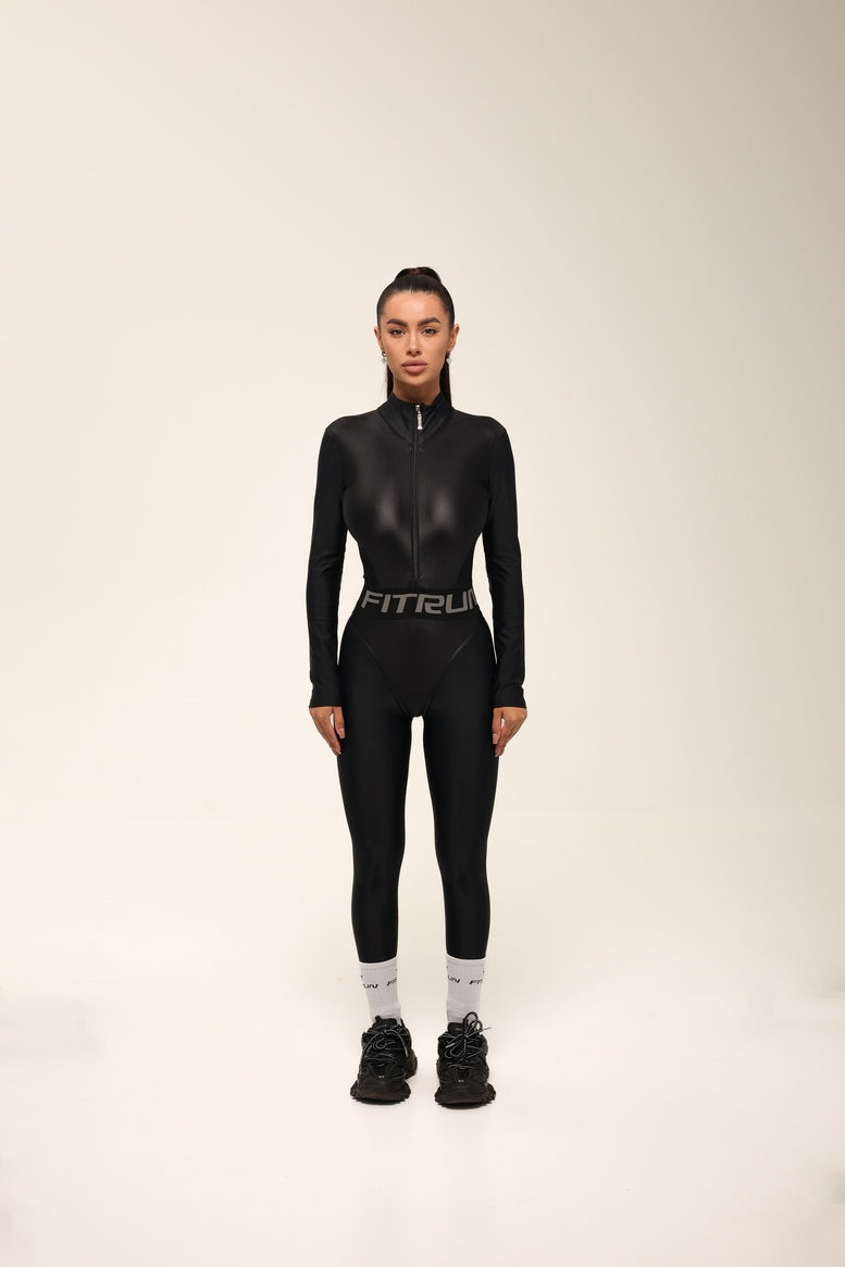 Jumpsuit FITRUN Jumpsuit Super Nuts Long "Black Blaze"