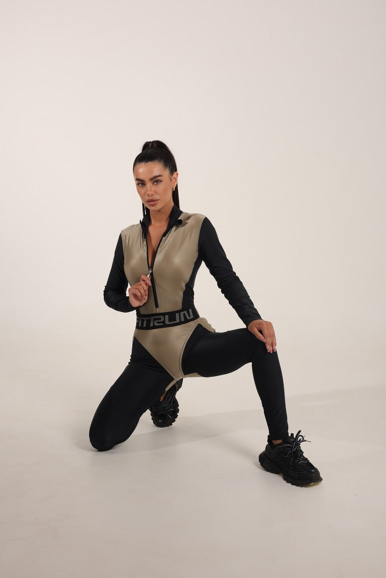 Комбінезон FITRUN Jumpsuit Super Nuts NICE Long "Beige Blaze"