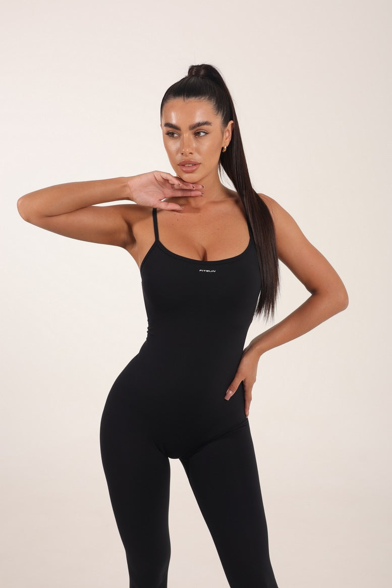 Комбінезон FITRUN Jumpsuit SKIN Base MEDIUM "Black VE"