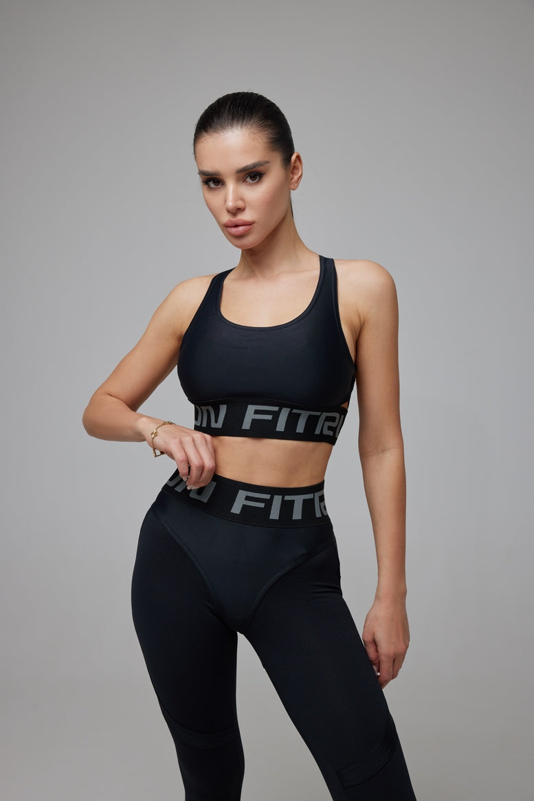 Sports Top FITRUN Top X Brand "Black"