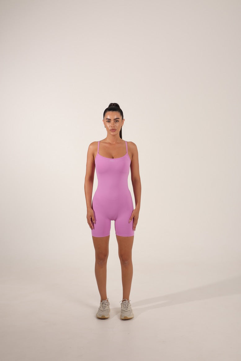 Комбінезон FITRUN Jumpsuit SKIN Base Short "Fuchsia VE"