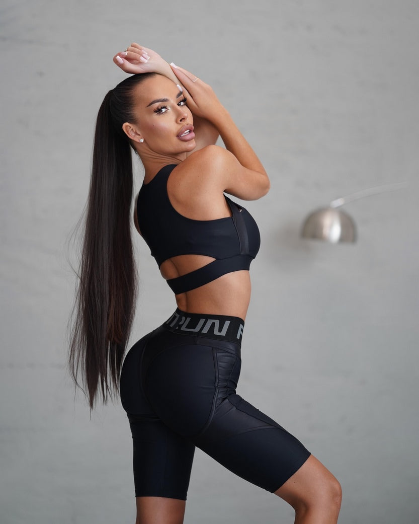 Велосипедки FITRUN Cycling NICE Push-Up "Black Blaze"