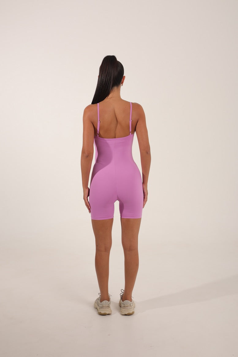 Комбінезон FITRUN Jumpsuit SKIN Base Short "Fuchsia VE"