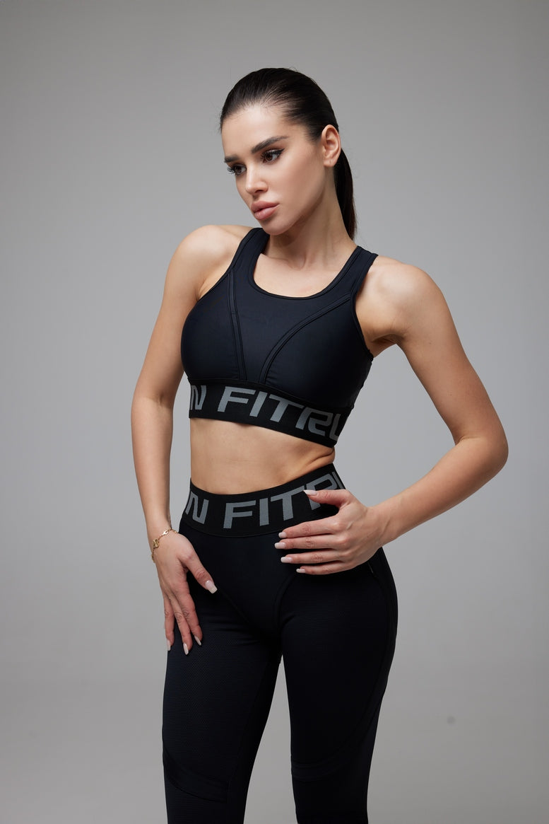 Sports Top FITRUN Top "Total Black"