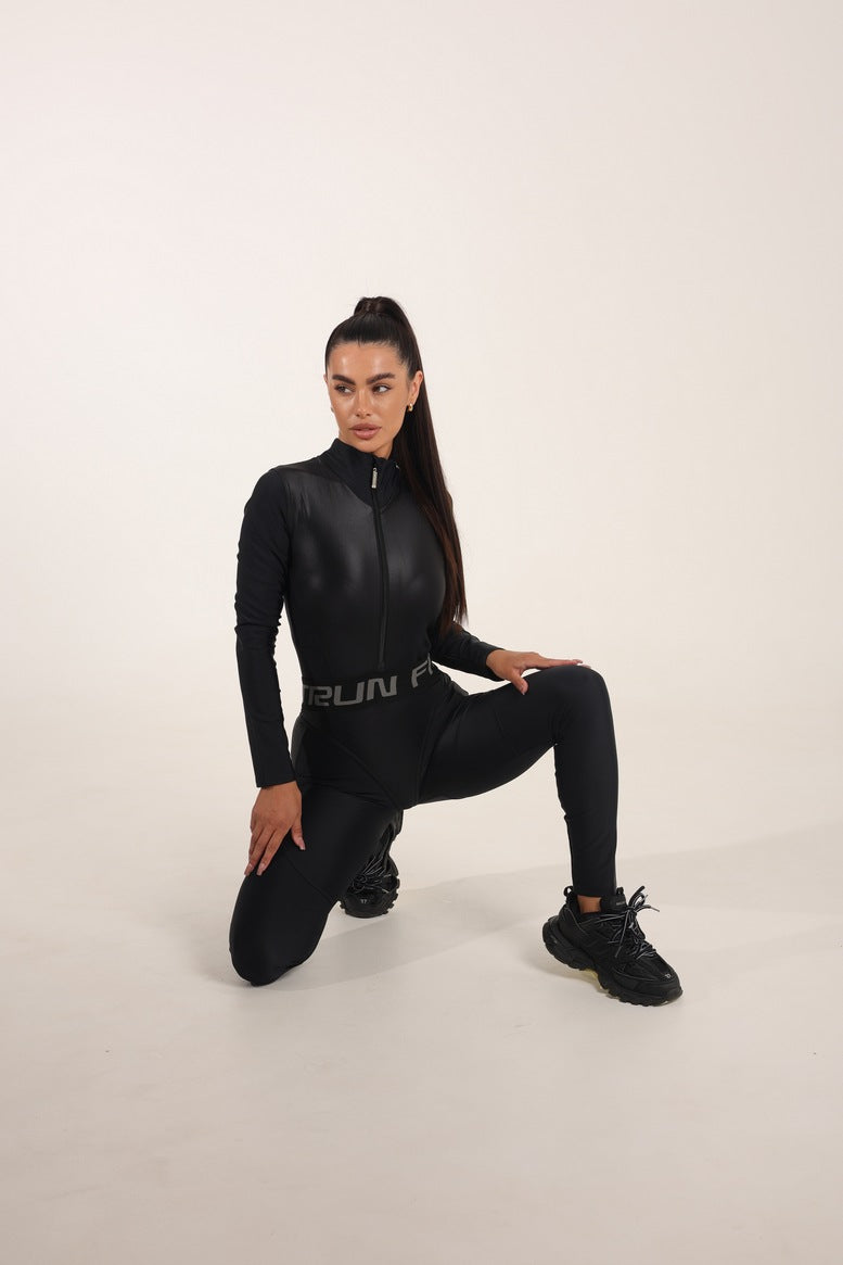 Комбінезон FITRUN Jumpsuit Super Nuts NICE Long "Black Blaze"