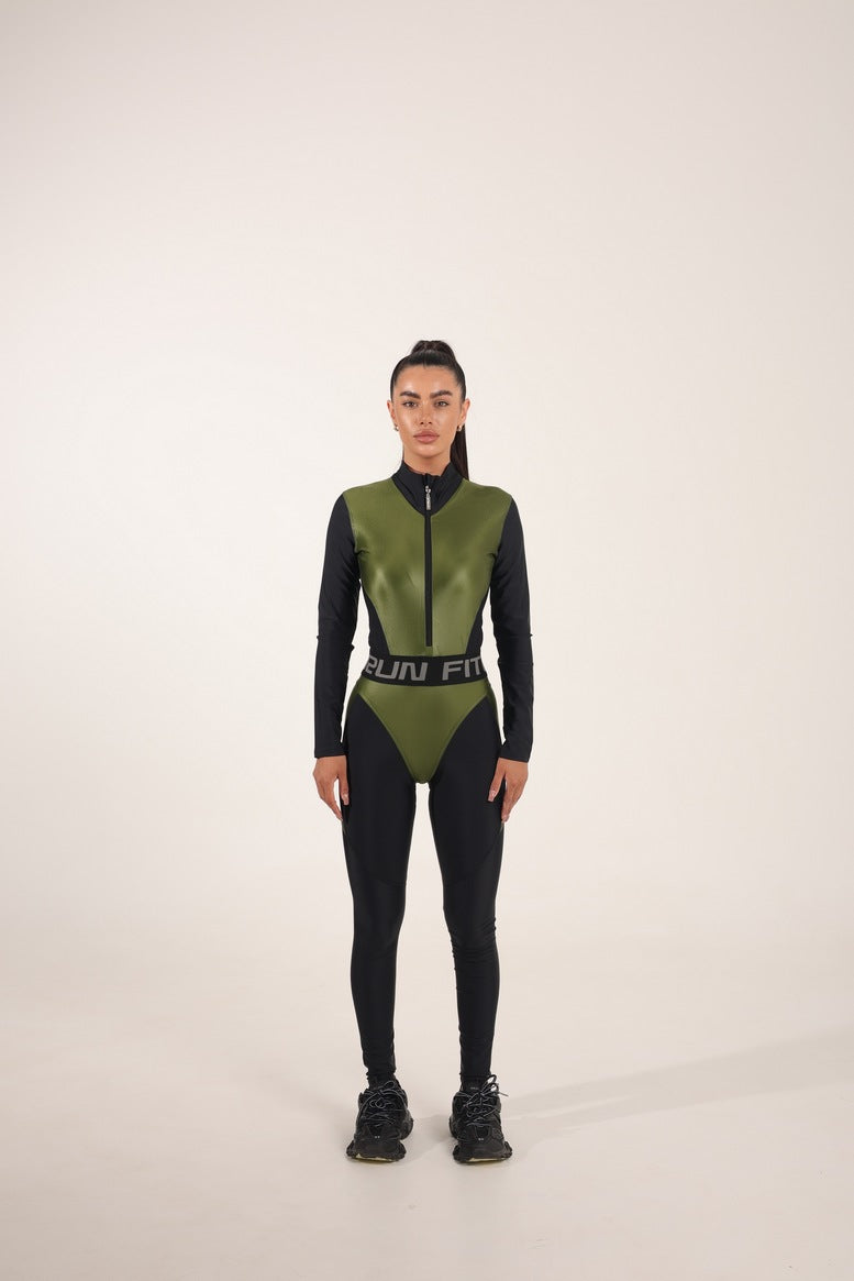 Комбінезон FITRUN Jumpsuit Super Nuts NICE Long "Olive Blaze"