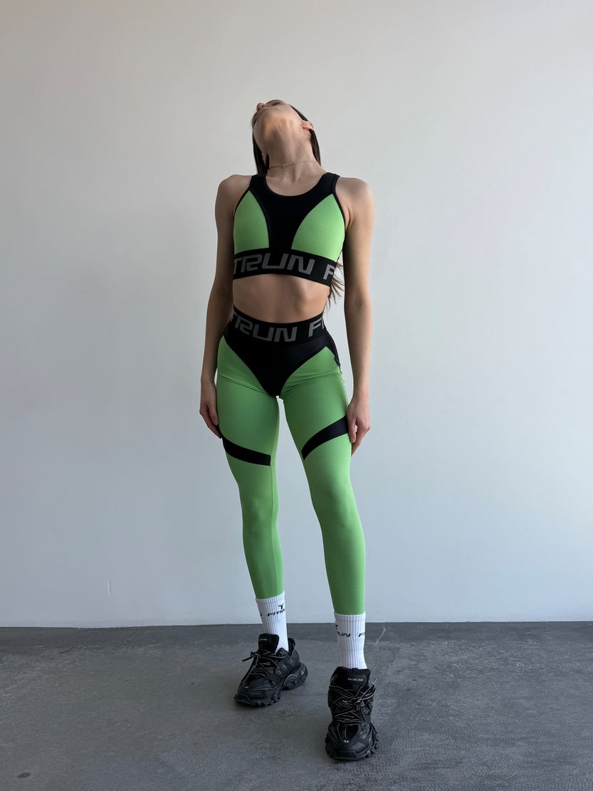Легінси FITRUN Leggings Super Nuts Push-Up "Avocado Relief"