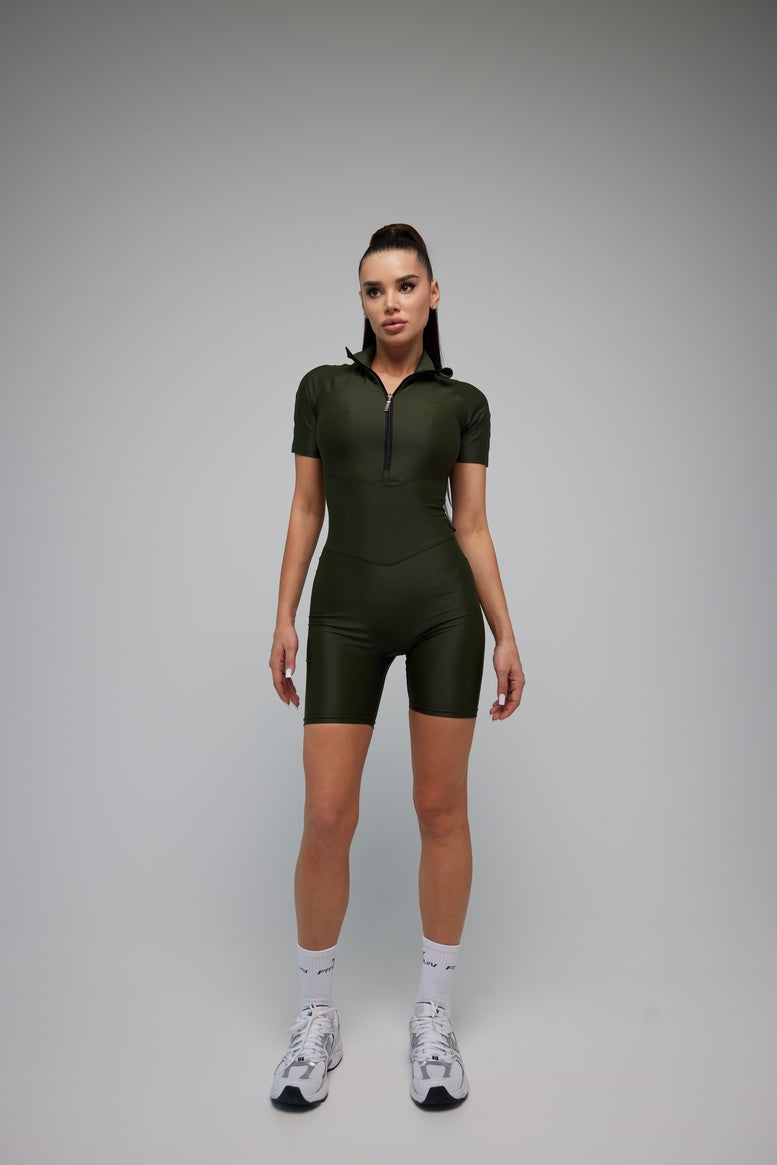 Jumpsuit FITRUN Jumpsuit Base Short "Total Khaki"