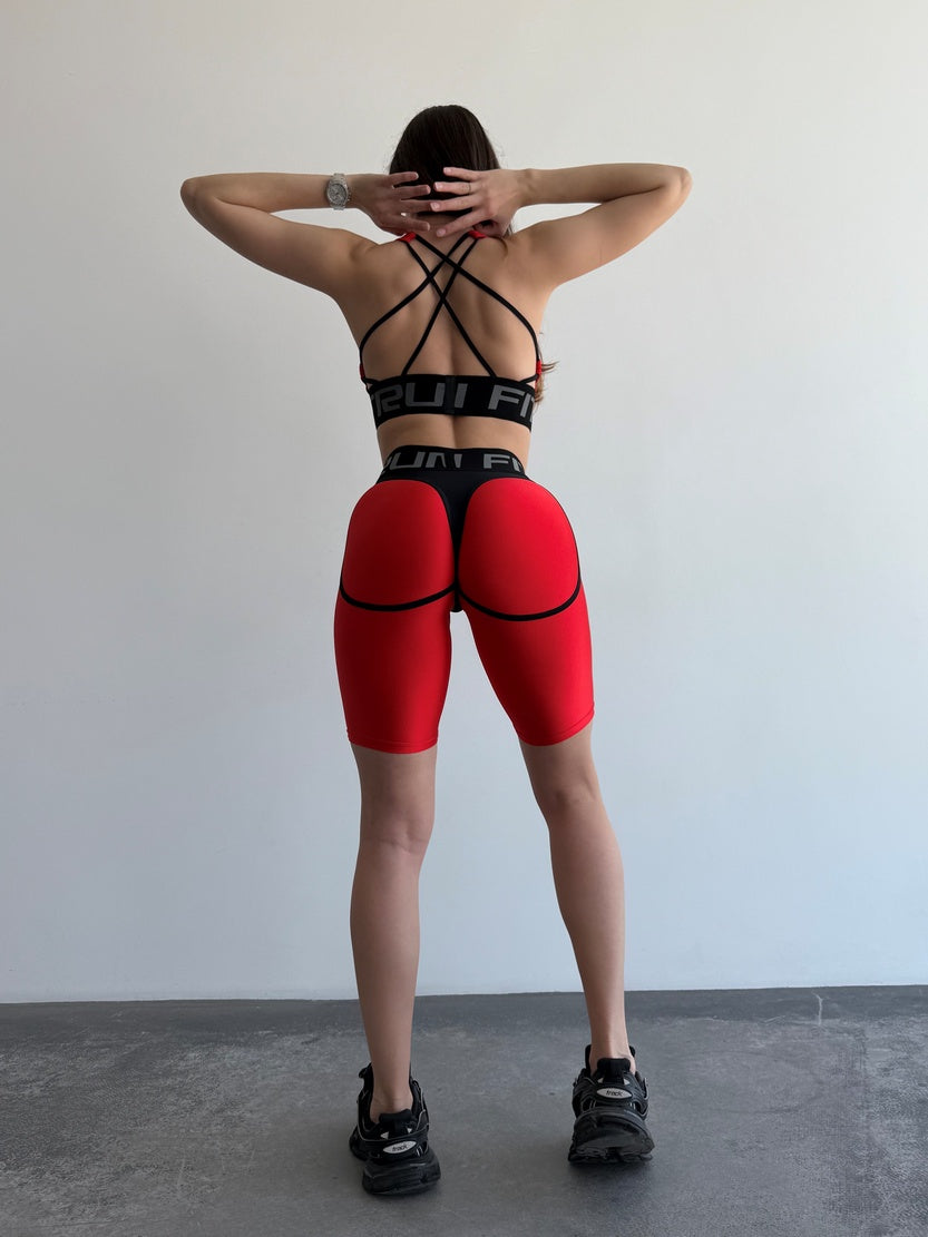Велосипедки FITRUN Cycling Super Nuts "Shine Bordo"