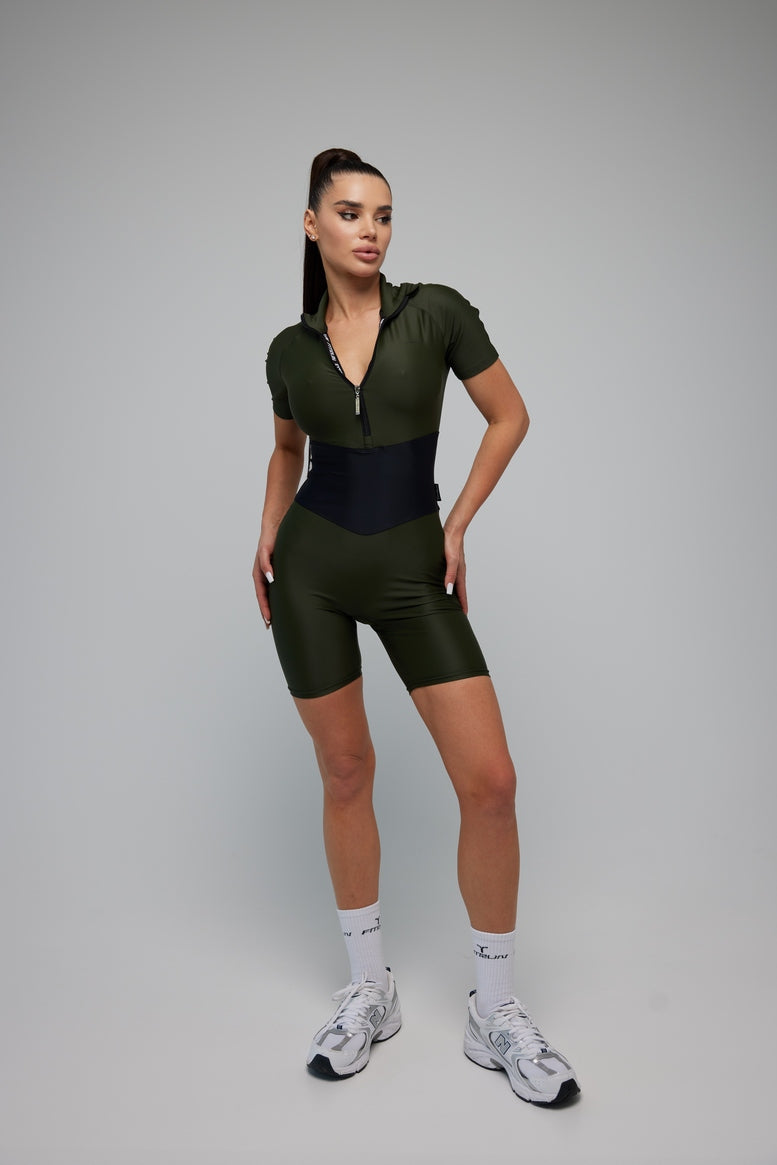 Jumpsuit FITRUN Jumpsuit Base Short "Khaki"