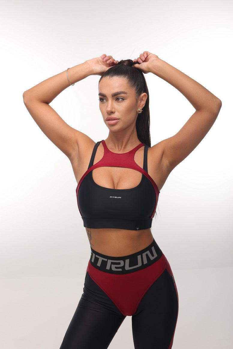 Sports Top FITRUN Top Comfort "Wine Blaze"