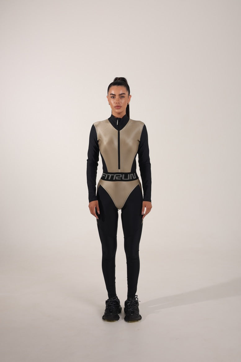 Комбінезон FITRUN Jumpsuit Super Nuts NICE Long "Beige Blaze"